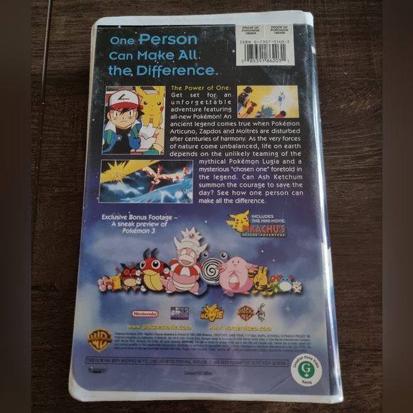 POKEMON: The Movie 2000 Clamshell Case VHS - Picture 2 of 4